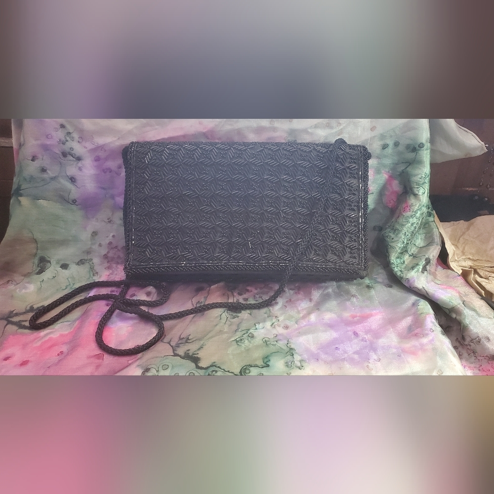 Beaded evening bag